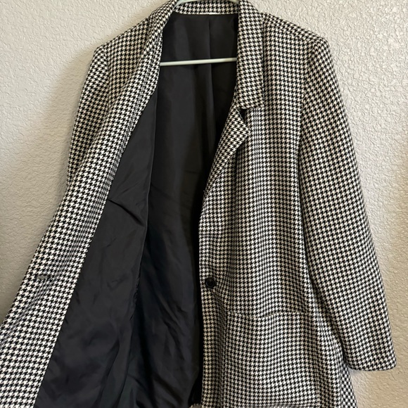 90’s Longline Houndstooth Blazer - Picture 5 of 5